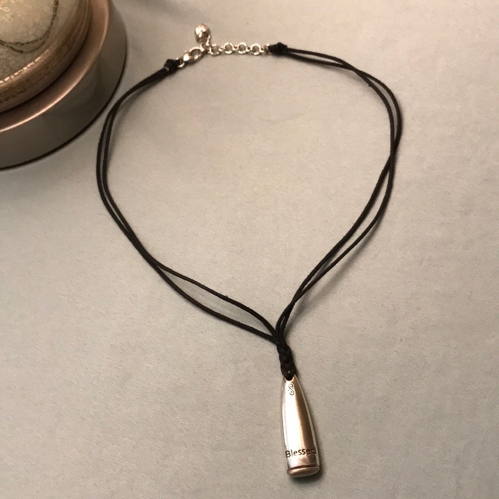 Brighton Reversible Leather Cord Necklace